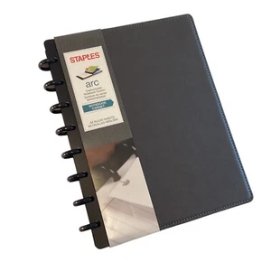 Agenda Notebook Personalizzabile Pelle Saffiano Arco Grigio Disco Small Taglia Junior - Foto 1 di 7