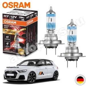 Par de Lámparas Osram H7 Noche Breaker Recambio Compatible para Audi A1 De 2010 - Imagen 1 de 6