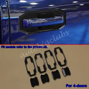 For Ford F-150 F150 2021-2023 Black Door Bowl Cup Cover Trims Accessories - Picture 1 of 5