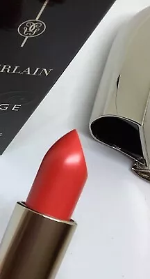 GUERLAIN ROUGE #48 GENEVA LIPSTICK/MIRROR .12 OZ NEW BOX COMPLETE LIP COLOUR - Image 1 of 4