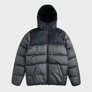 VOLCOM - Mens North Seas Puffer Jacket - Dark Grey - Casual Hooded Jacket - Picture 1 of 2