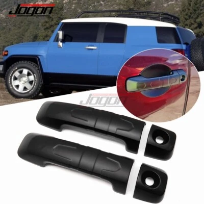 Cubierta exterior negra del bisel de la manija de la puerta para Toyota FJ Cruiser TRD 2007 2008-2022 Foto 1 de 4