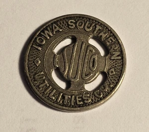 Iowa Southern Centerville, Iowa Bus / Transit Token (W-8) - Bild 1 von 2
