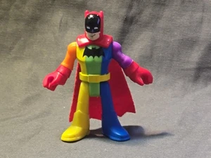 Fisher Price Imaginext Batman 80th Anniversary Set 1957 Verson Rainbow - Picture 1 of 2
