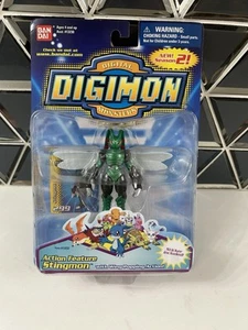Vintage Bandai Digimon Action Figure Stingmon with Wing Flapping Action - Picture 1 of 8