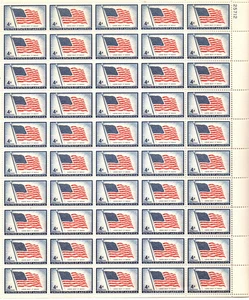 US Stamps # 1094  4 cent 48 Star Flag Sheet of 50 MHN - Picture 1 of 1