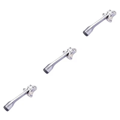  3 stücke Tür Stopper Zinklegierung Gummi-Türanschlag Keilhalter Wandschutz für - Bild 1 von 4