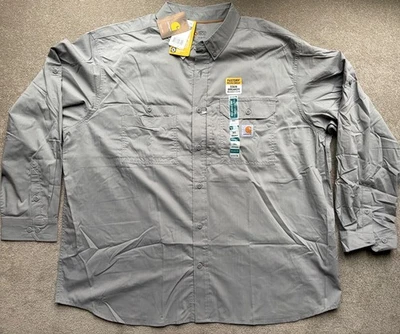 CARHARTT G FORCE LONG SLEEVE RIDGEFIELD SHIRT BNWT XXXL Brand New 3XL TAGGED - Image 1 of 4