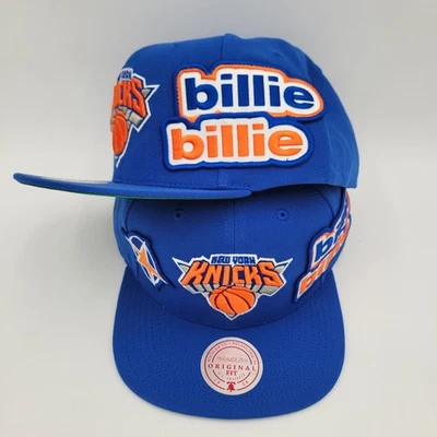 New York Knicks Mitchell & Ness Billie Eilish Sombrero Snapback Personalizado NUEVO Foto 1 de 4