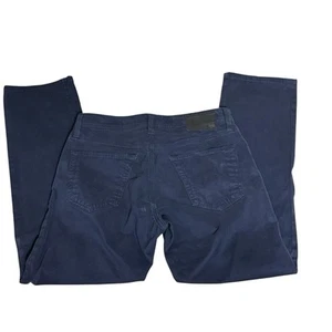 Jeans AG Adriano Goldschmied The Graduate uomo 31x32 blu navy gamba sartoriale! - Foto 1 di 8