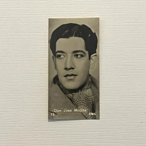 1930s Dutch Gum Marabou Rollo Don Jose Mojica #72 - Picture 1 of 2