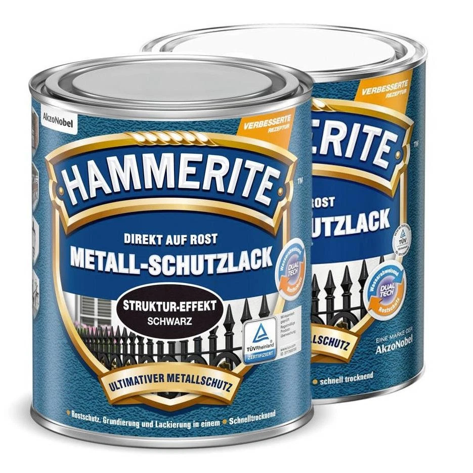 Hammerite STRUKTUR-EFFEKT 750ml Metallschutzlack Rostschutz alle Farben - Bild 1 von 1