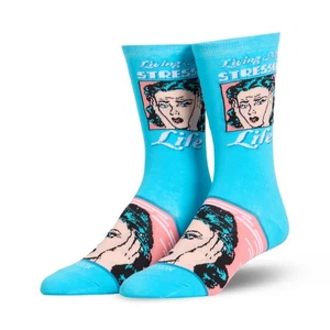 Coole Socken Living My Stressed Life lustige Neuheit Socken Erwachsene Medium - Bild 1 von 4