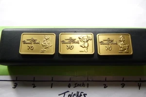 3er SET DONALD DUCK DISNEY 70. GEBURTSTAG SOMBRERO BRONZE KUNST BARREN SHARP 3DK3 - Bild 1 von 4