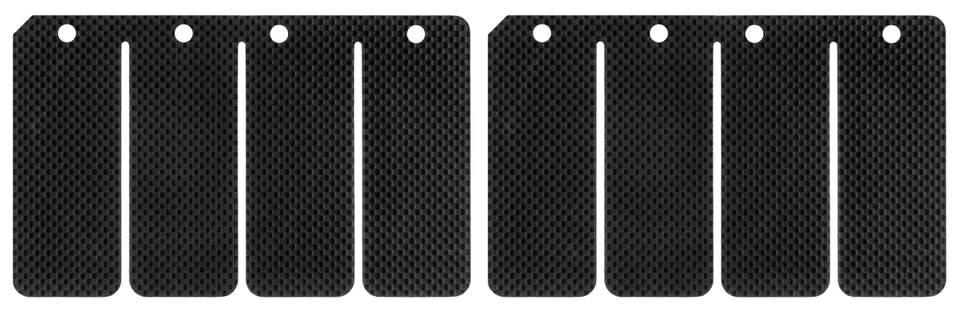 2x YAMAHA GP GPR 1200 WAVE RUNNER REED VALVE CARBON PETAL MEMBRANE SET - Image 1 of 2