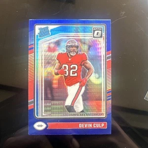 2024 Donruss Optic Devin Culp Blue Hyper #226 Tampa Bay Buccaneers - Picture 1 of 2