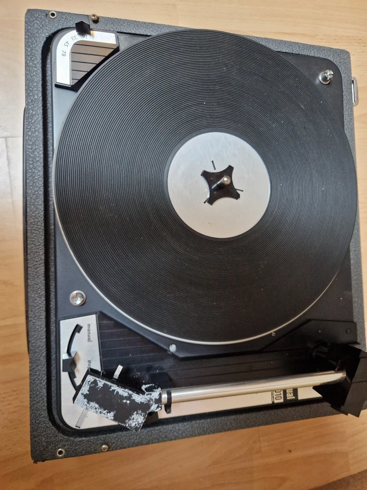 Dual Plattenspieler Typ P 1010 A Gebrüder Steidinger Vintage Plattenspieler - Bild 1 von 3