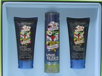 Ed Hardy Love & Luck Christian Audigier For Men 3 Pieces Set 1.7 oz EDT Spray - Image 1 of 3
