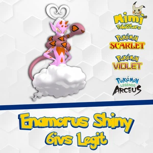 Enamorus Shiny 6IVs LEGIT - Pokemon Scarlet Violet Legends Arceus - Picture 1 of 1