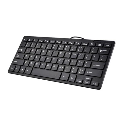 Kompakte kabelgebundene Tastatur USB ultradünne Tastatur für PC Gaming Tastatur A U4B9 - Bild 1 von 4