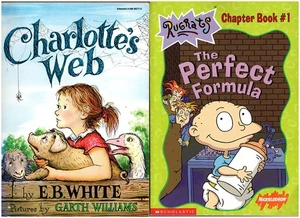 Children Books Collection (Charlotte's Web, Glove Compartment Games, Rugrats T.. - Picture 1 of 2