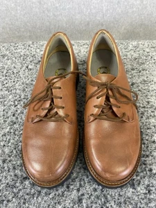 Samuel Hubbard Shoes Mens Size 9.5 Brown Leather Derby Vibram Sole W1120 065 - Picture 1 of 8