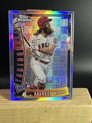 2022 Topps Chrome Sonic - 1996 Youthquake Brandon Marsh #YQ-9 (RC). B9 - Image 1 of 2