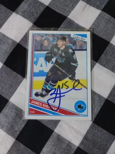 James Sheppard Signed O Pee Chee Card San Jose Sharks - Picture 1 of 1