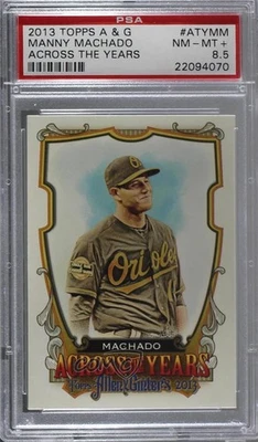 2013 Topps Allen & Ginter's Across the Years Manny Machado PSA 8.5 Rookie RC - Image 1 of 2