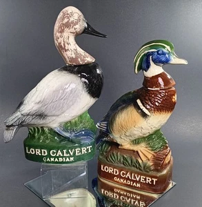 Set decanter canadesi da collezione LORD CALVERT edizione limitata, anatre decorative - Foto 1 di 18