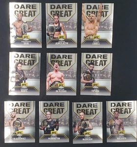 2025 Chrome UFC Dare To Be Great Complete Set - Nunes, Silva, McGregor, DDP... - Picture 1 of 1