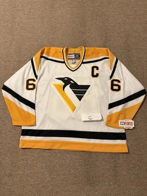 Mario Lemieux CCM White Robo Penguin XXL Jersey NWT - Image 1 of 2