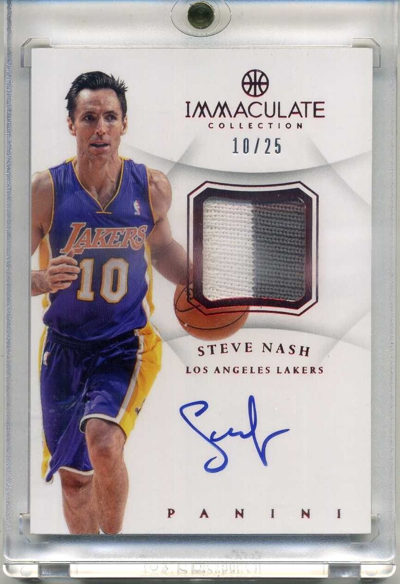 Steve Nash Los Angeles Lakers Basketball Autographed Sports Steve Nash Los Angeles Lakers Basketball Autographed Sports