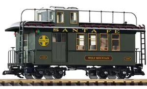 PIKO G Scale ~ New ~ Santa Fe SF ~ Wolf Mountain Drovers Caboose #112505 ~ 38666 - Picture 1 of 1