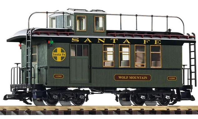 PIKO G Scale ~ New ~ Santa Fe SF ~ Wolf Mountain Drovers Caboose #112505 ~ 38666 - Image 1 of 1