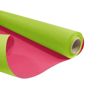 Kraftpapierrolle Wendeoberfläche 79 cm breit auf einer 40 m Rolle Limette Fuchsia - Bild 1 von 1