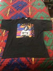 Camiseta De Colección John Lennon Trippy Psicodélica LSD Imagine The Beatles Talla XL - Imagen 1 de 7