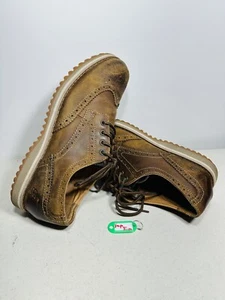 Zapatos de vestir Skechers Brogue punta de ala Oxford marrón talla 13 - Imagen 1 de 8