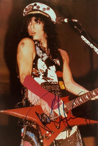 Kiss - Paul STANLEY - Original Autograph (Oy-2260 + Cover