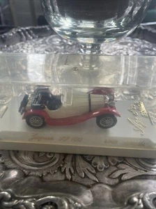 Coche modelo sólido - Jaguar SS100 - 1938 rojo/crema - escala 1/43 - Imagen 1 de 5