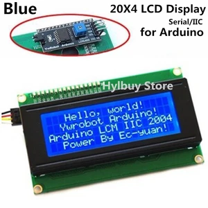 IIC/I2C/TWI/SPI Serial Interface2004 20X4 Character LCD Module Display Blue CK - Picture 1 of 5