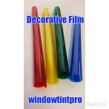 Decorative Yellow Tint/interior windows/decorated film 30" wide by 5ft long