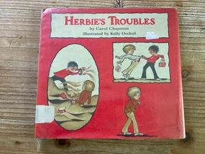 Herbie's Troubles, First Edition, Carol Chapman, Kelly Oechsli, Vintage Book - Picture 1 of 5