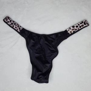 Victoria's Secret VS Very Sexy Leopard Shine Strap Brazilian Panty Extra Small - Picture 1 of 3