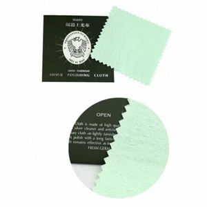 Silver Polishing Cloth Jewellery Cleaner Anti-Tarnish Cleaning Cloth  - Picture 1 of 3