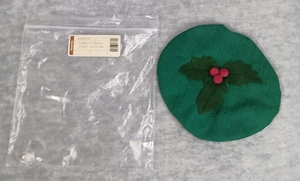 Longaberger 2003 Coperchio Cestino Canto di Natale - Edera 7" NUOVO - Foto 1 di 3