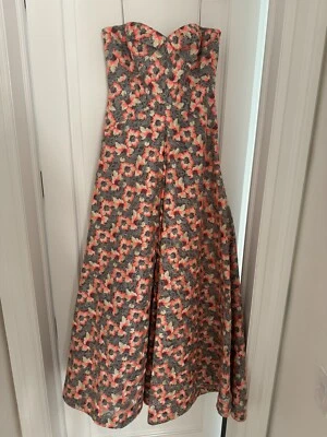 NEW Zac Posen Strapless Lace Gown - Image 1 of 4