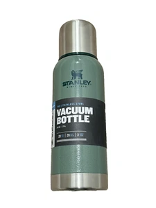 NEU Stanley Edelstahl Vakuum Flasche 25 Oz 0,73 L Flachmann Kantine grün - Bild 1 von 9