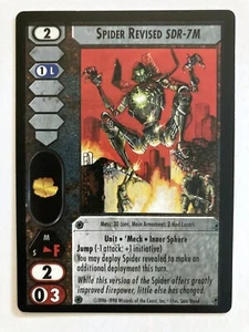 Spider Revised SDR-7M Battletech CCG Commander's Edition 'Mech - Picture 1 of 1