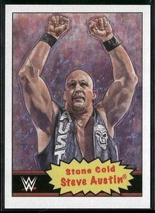 Topps Living WWE 2021 Stone Cold Steve Austin #1 casi nuevo-como nuevo - Imagen 1 de 2